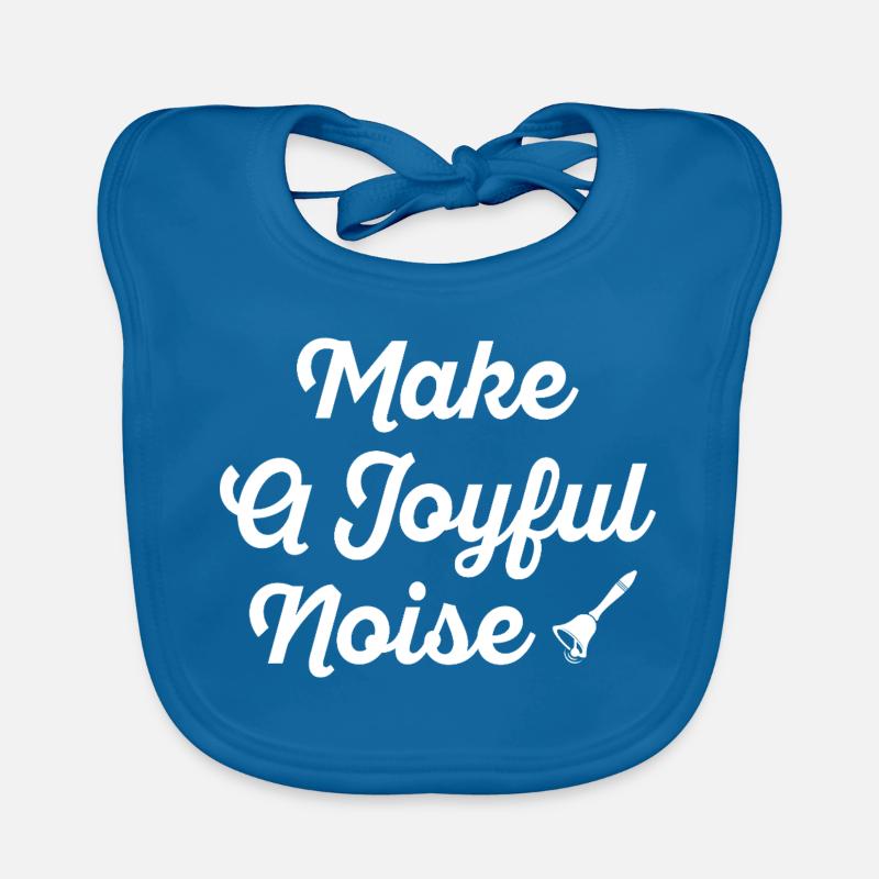 Typographie Make A Joyful Noise Bavoir bio Bébé