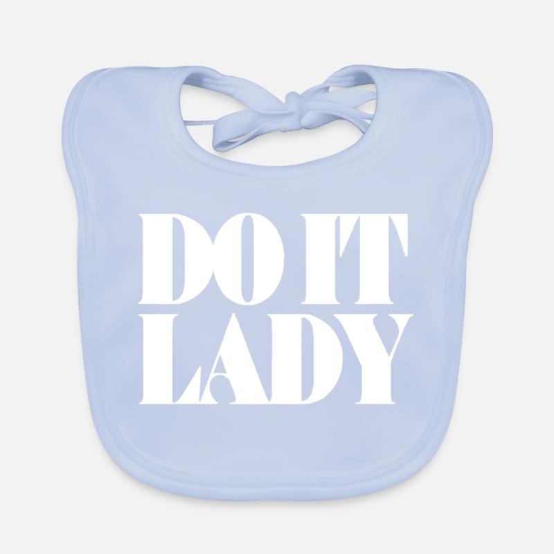 Faites-le Dame - Blanc Bavoir bio Bébé