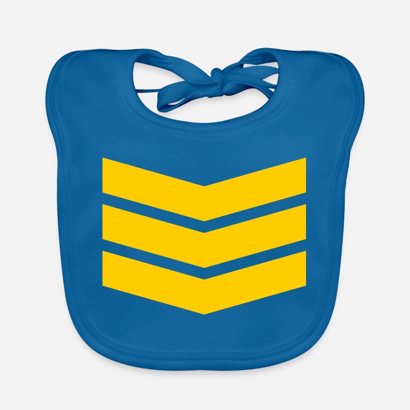 Chevron Stack Bold Pattern Organic Baby Bibs