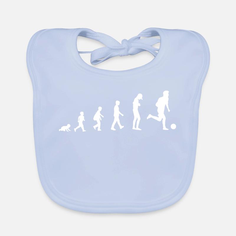 Évolution en footballeur Bavoir bio Bébé