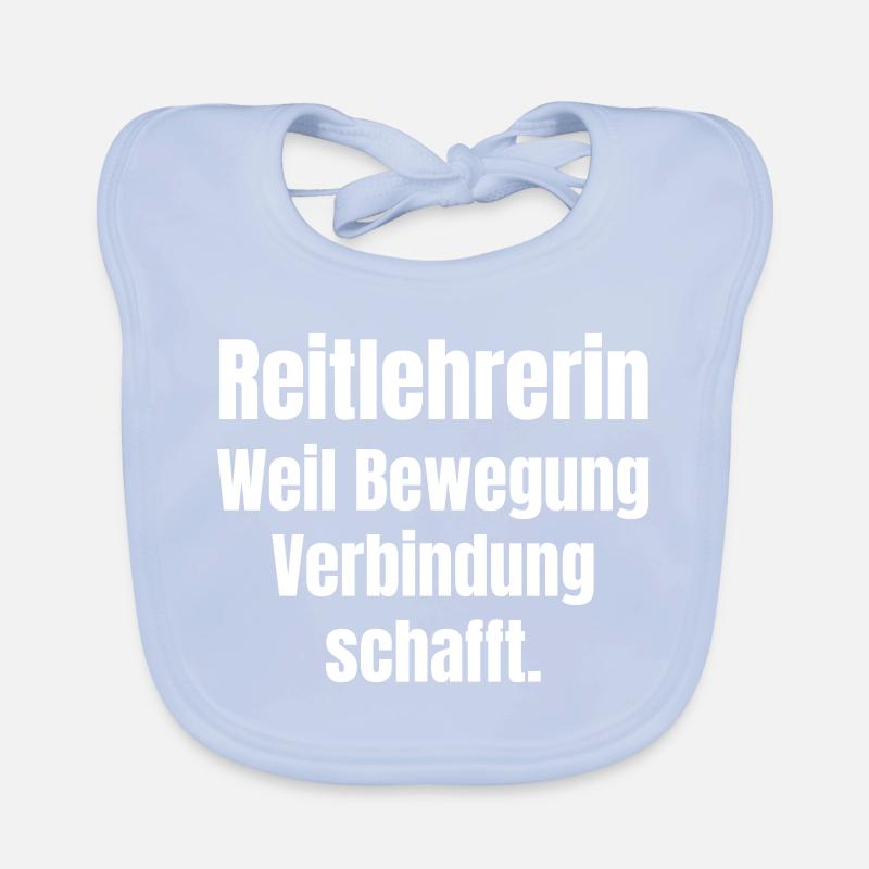 Riding Instructor Motion Connection Design Organic Baby Bibs