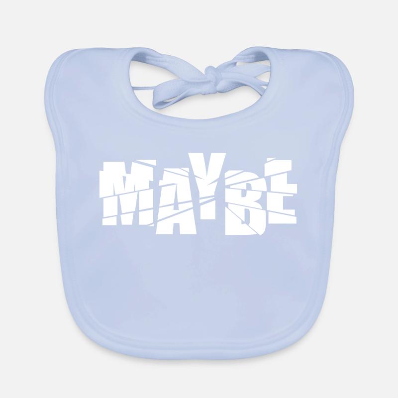 Maybe Party Flirt Design – Idée effrontée et butin Bavoir bio Bébé