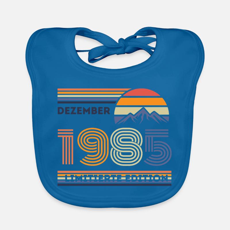 Vintage Geburtstag – Dezember 1985 Baby Bio-Lätzchen