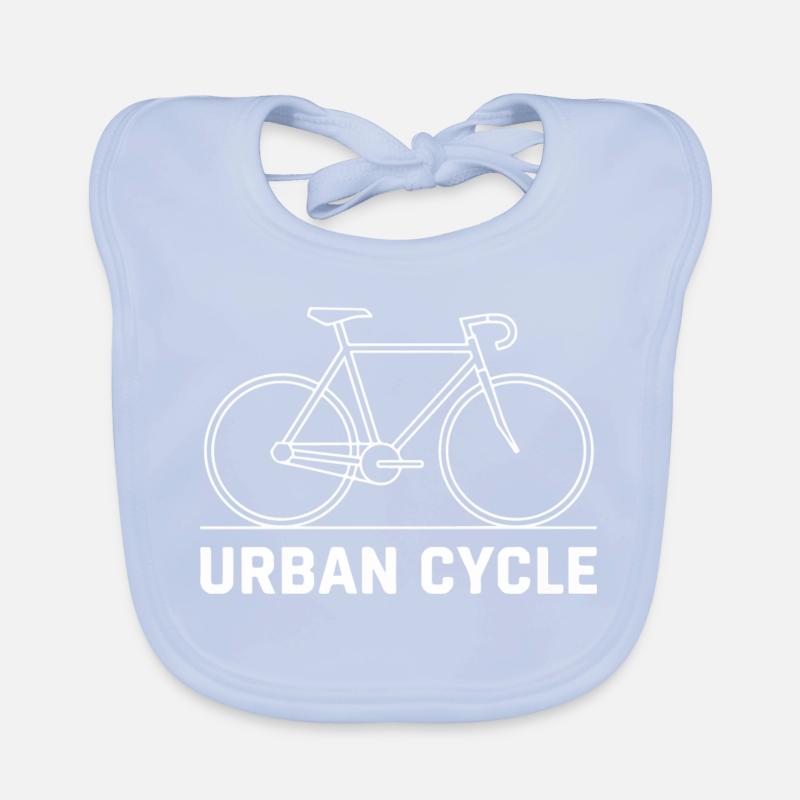 Cycle urbain, Line Art Bavoir bio Bébé