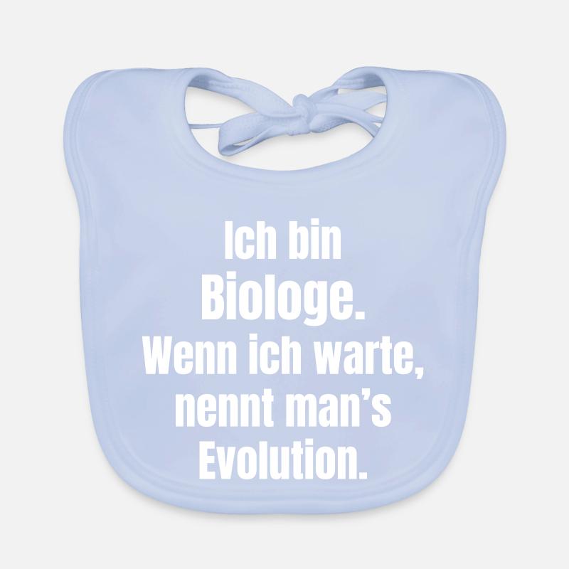 Biologist Evolution Saying Organic Baby Bibs