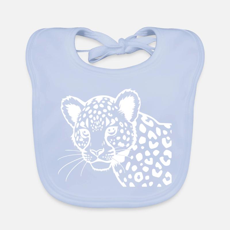 Léopard Bavoir bio Bébé