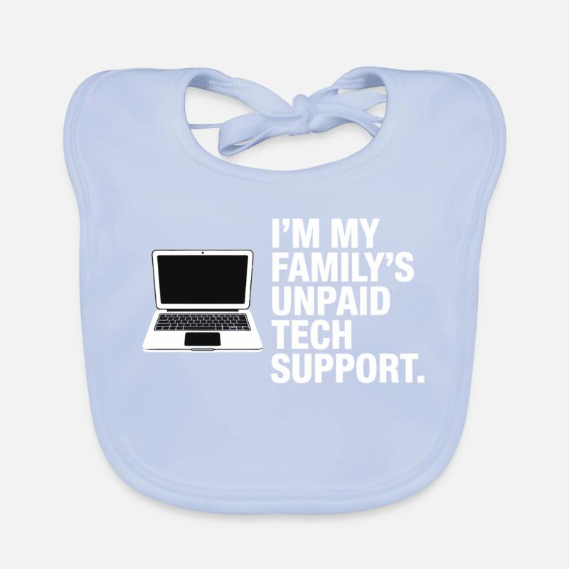 Famille de support technique non rémunérée Bavoir bio Bébé