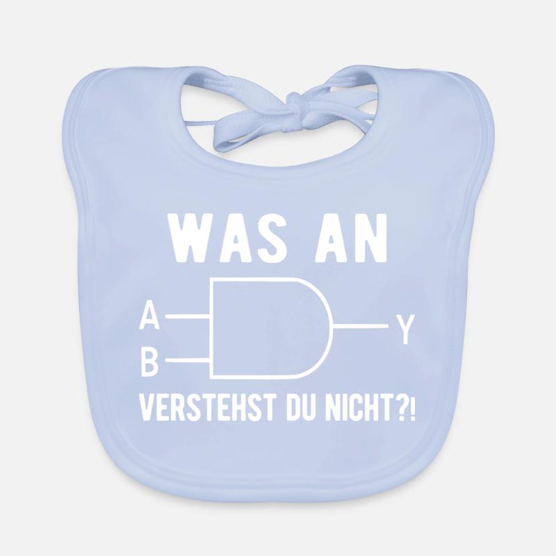 Computer Informatiker Nerd Programmierer Admin Ges Baby Bio-Lätzchen
