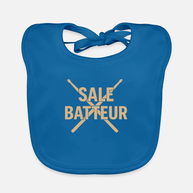 Batteur Rebelle Bavoir bio Bébé