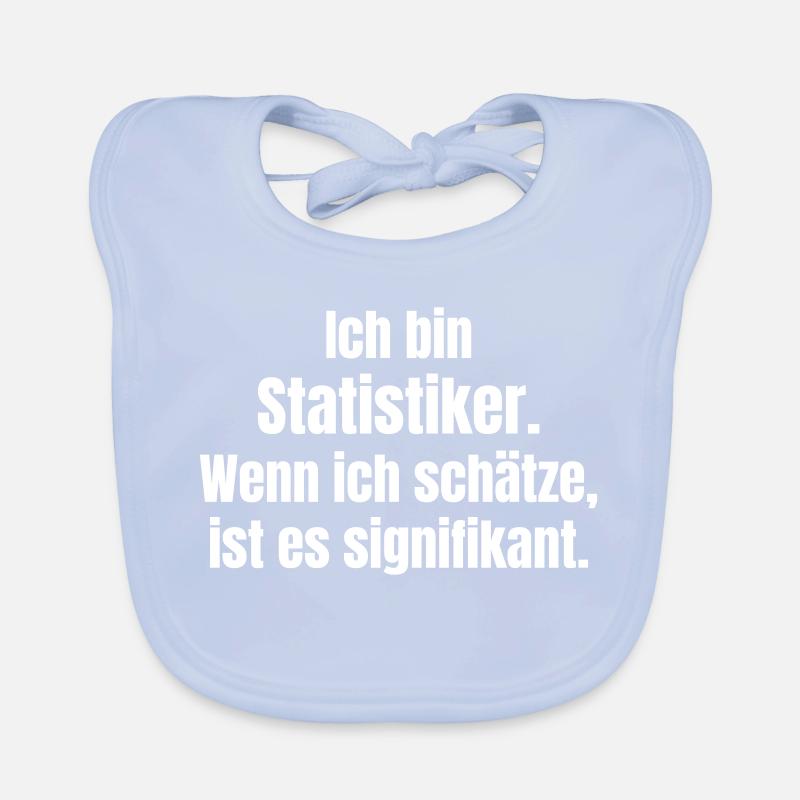 Ich bin Statistiker Zitat Baby Bio-Lätzchen