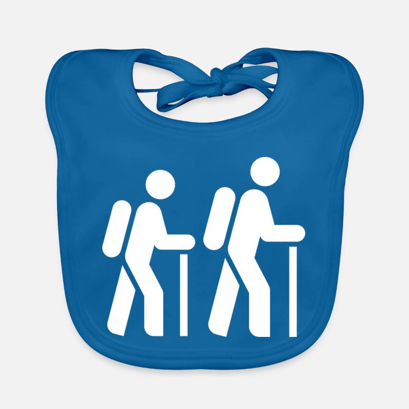 Hiker, Pilgrim, Tourist, Pilgrimage Route Organic Baby Bibs