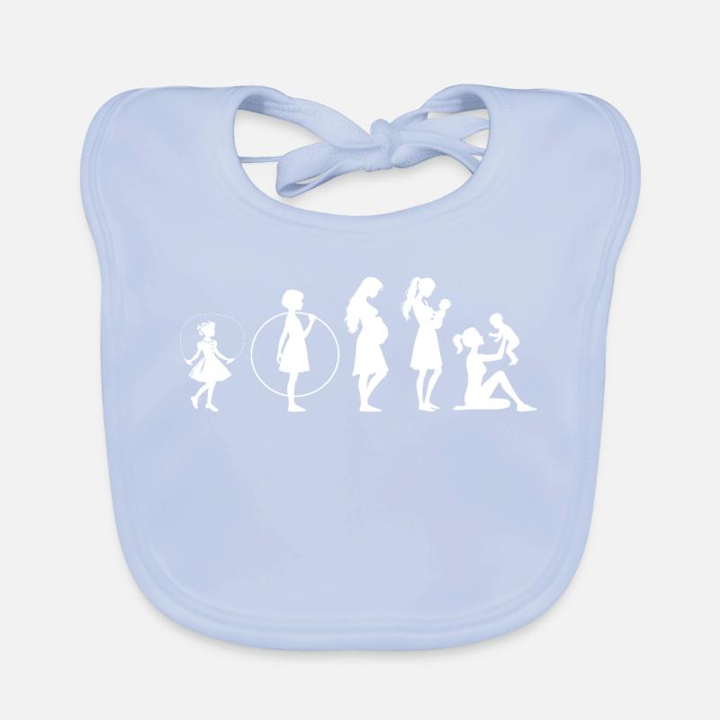 Evolution Mama Muttertag kind Familie Baby Bio-Lätzchen