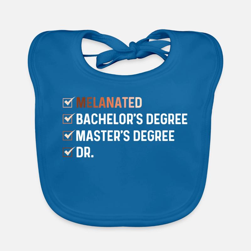 Melanated Bachelor Master Dr – HBCU Pride Organic Baby Bibs