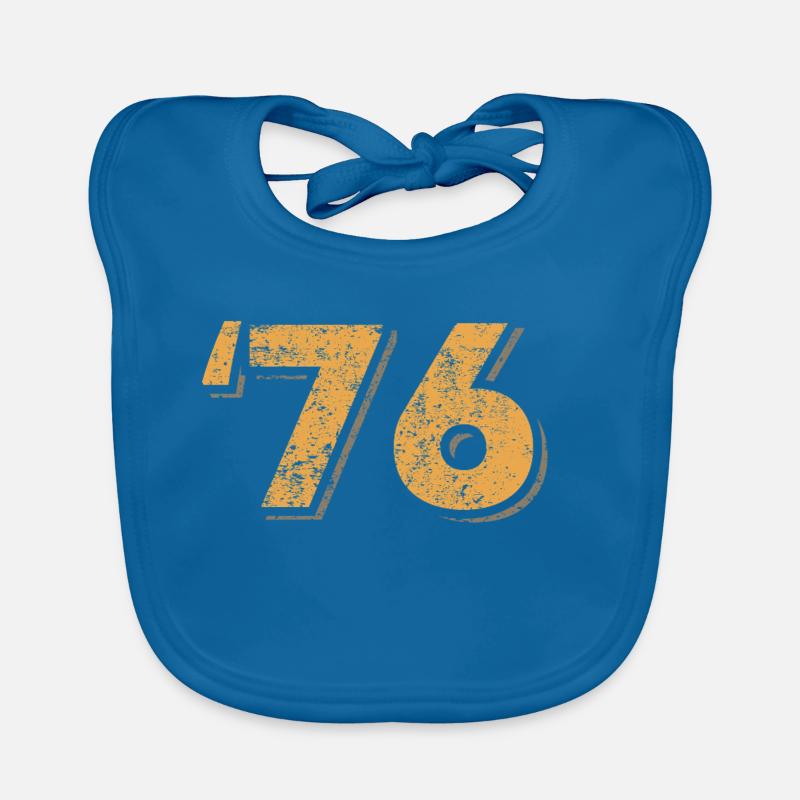 76 Rétro Numéro en Difficulté Bavoir bio Bébé