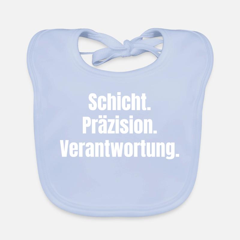 Couche. Précision. Responsabilité. Bavoir bio Bébé