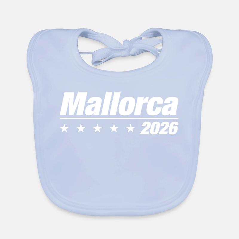 Mallorca 2026 Mallorca Holiday Organic Baby Bibs