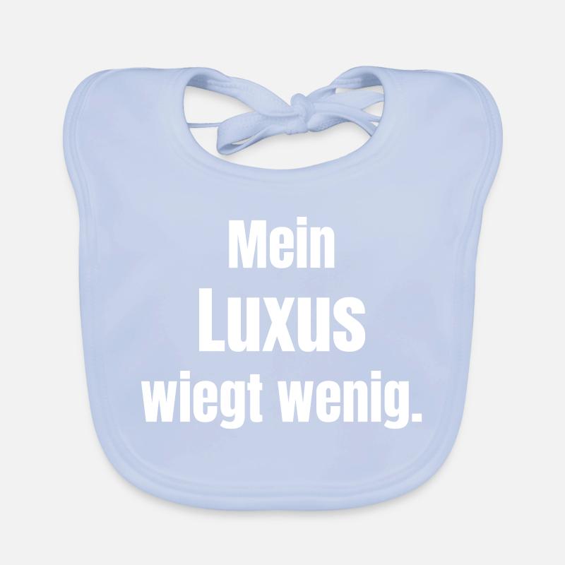 Mon luxe pèse peu. Bavoir bio Bébé