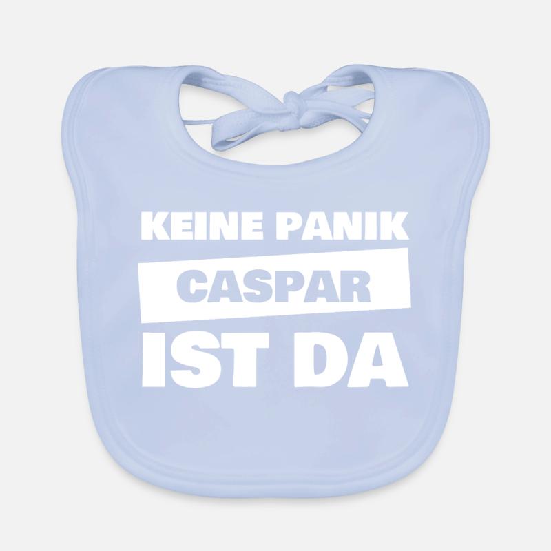 First name Caspar Organic Baby Bibs