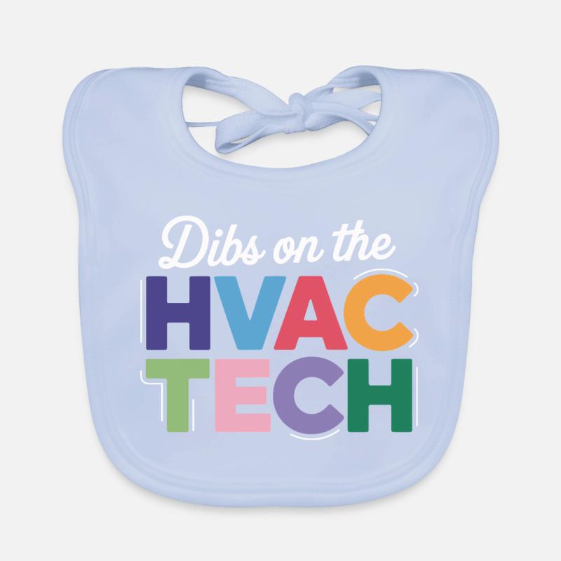 Lustiger HVAC Techniker Spruch Reparatur Experte Baby Bio-Lätzchen
