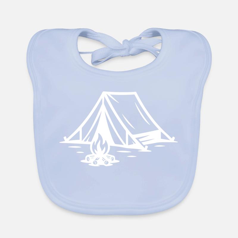 Tent Campfire Organic Baby Bibs