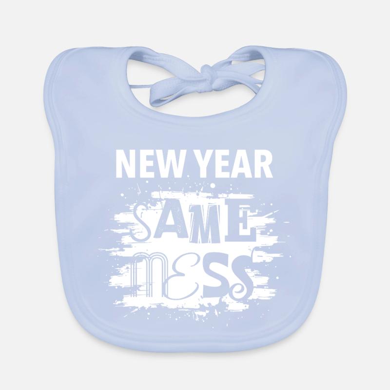 New year, same chaos | New Year's resolutions 2026 Organic Baby Bibs