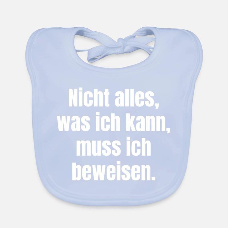 Don't Prove Everything Bold Typo Statement Organic Baby Bibs