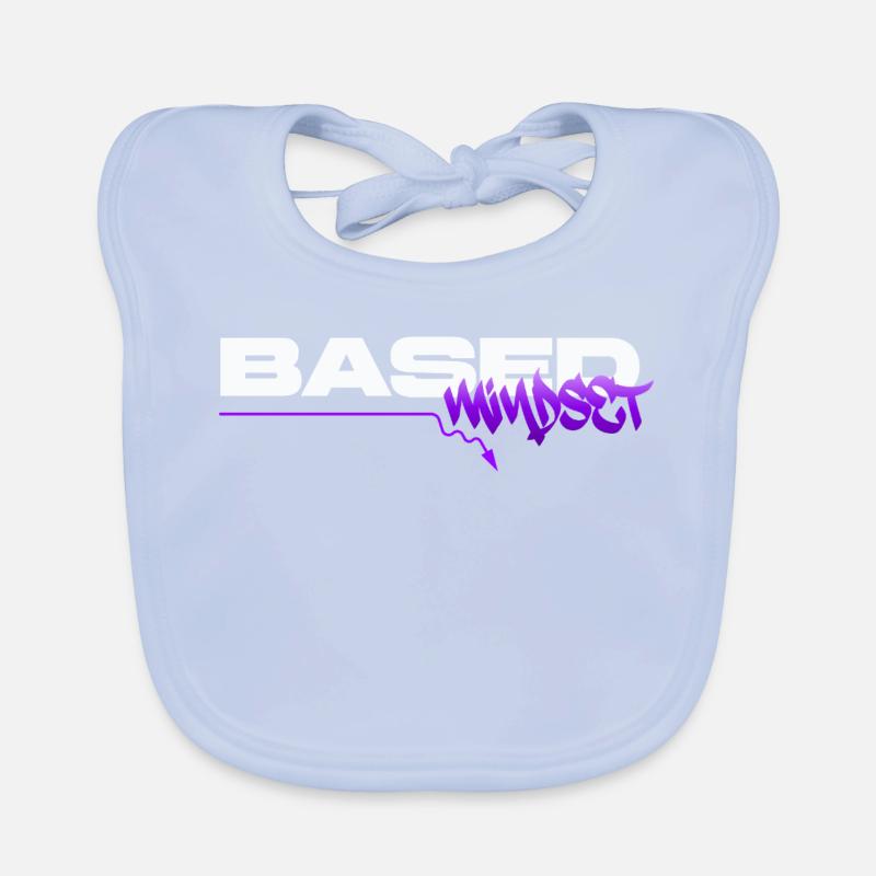 Based Mindset – Streetwear Graffiti Mentality Baby Bio-Lätzchen