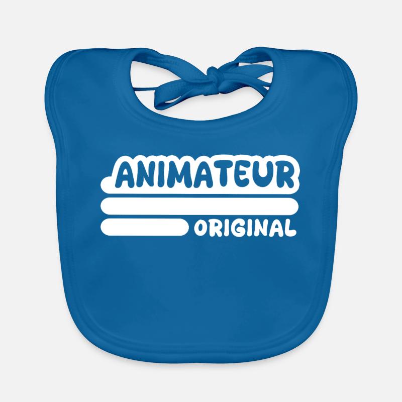 Profession : Animateur Bavoir bio Bébé