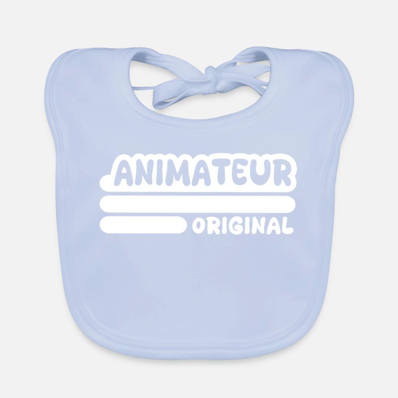 Profession : Animateur Bavoir bio Bébé