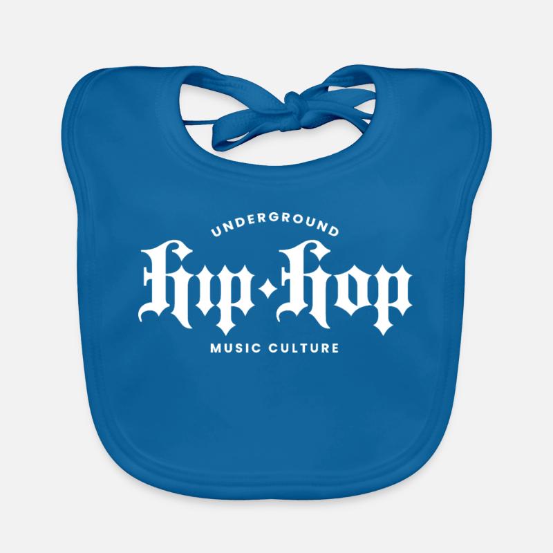 Underground Gothic Music Tee Organic Baby Bibs