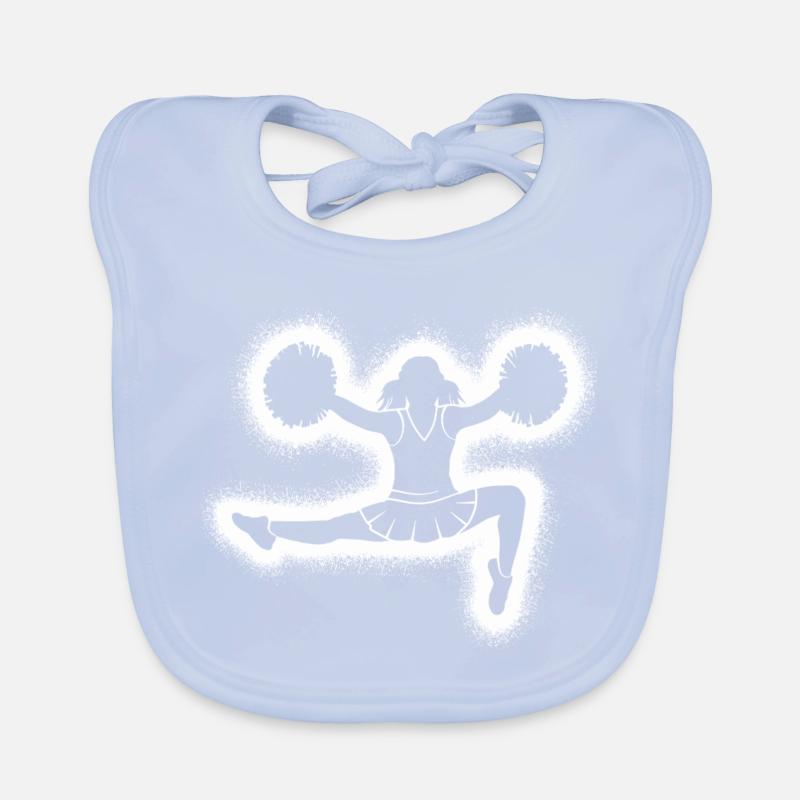 Cheerleading Damen Kinder Mädchen Cheerleader Baby Bio-Lätzchen