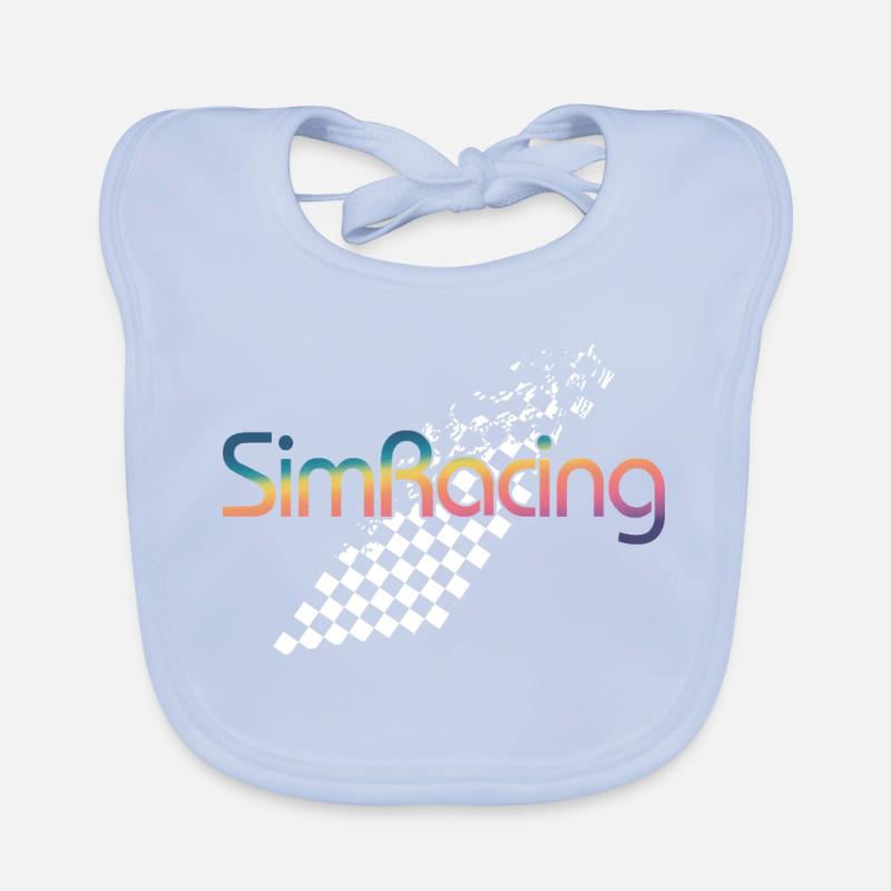 SimRacing Gradient Logo Bavoir bio Bébé