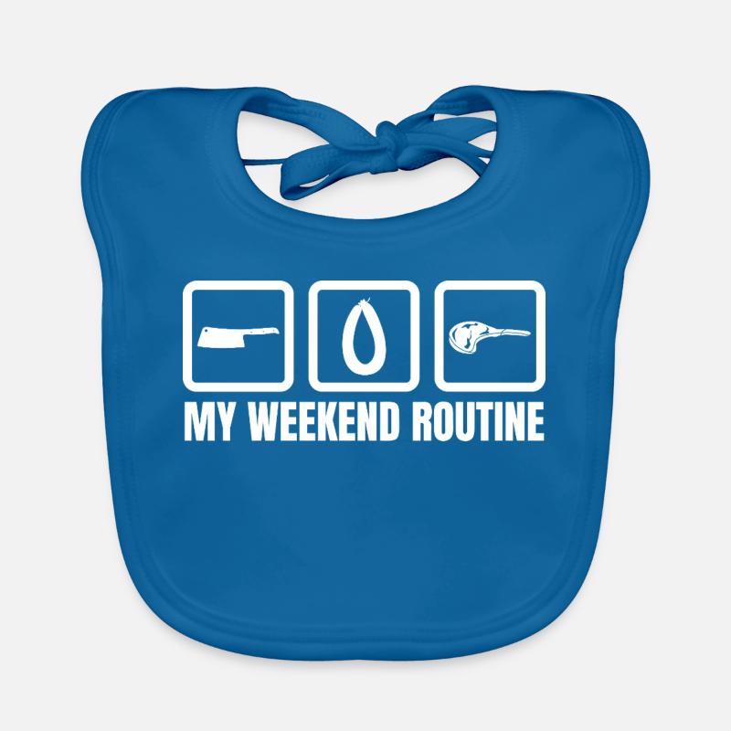 Butcher Weekend Routine Organic Baby Bibs