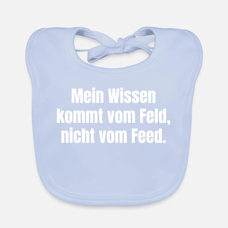 Field knowledge instead of feed Organic Baby Bibs