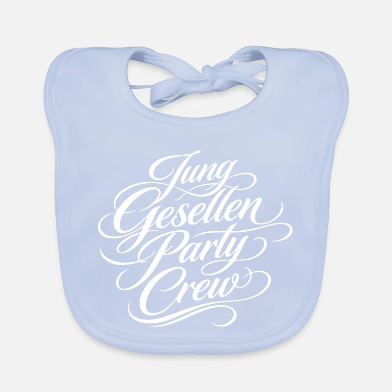 Bachelor Party Crew Jga Organic Baby Bibs