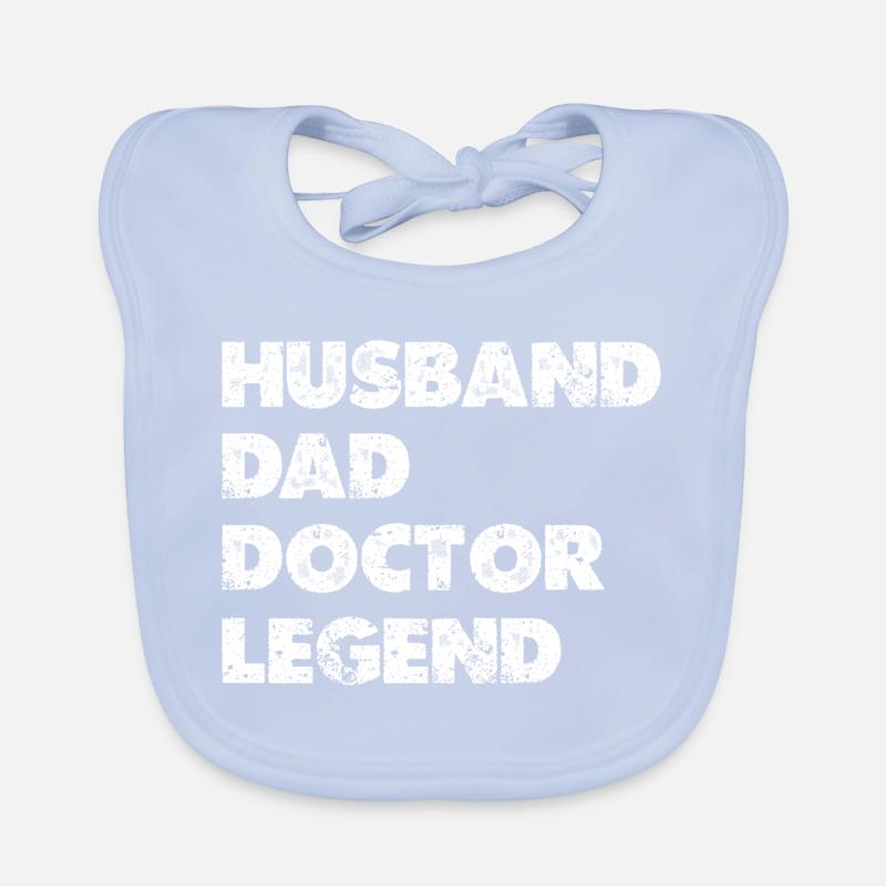 Heldenkombi Ehemann Vater Doktor Baby Bio-Lätzchen