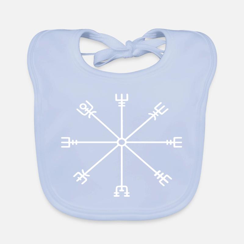 Arcane Compass Glyph Organic Baby Bibs