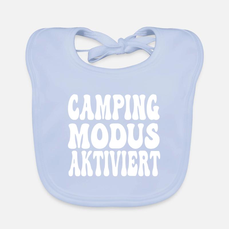 Mode camping activé Bavoir bio Bébé