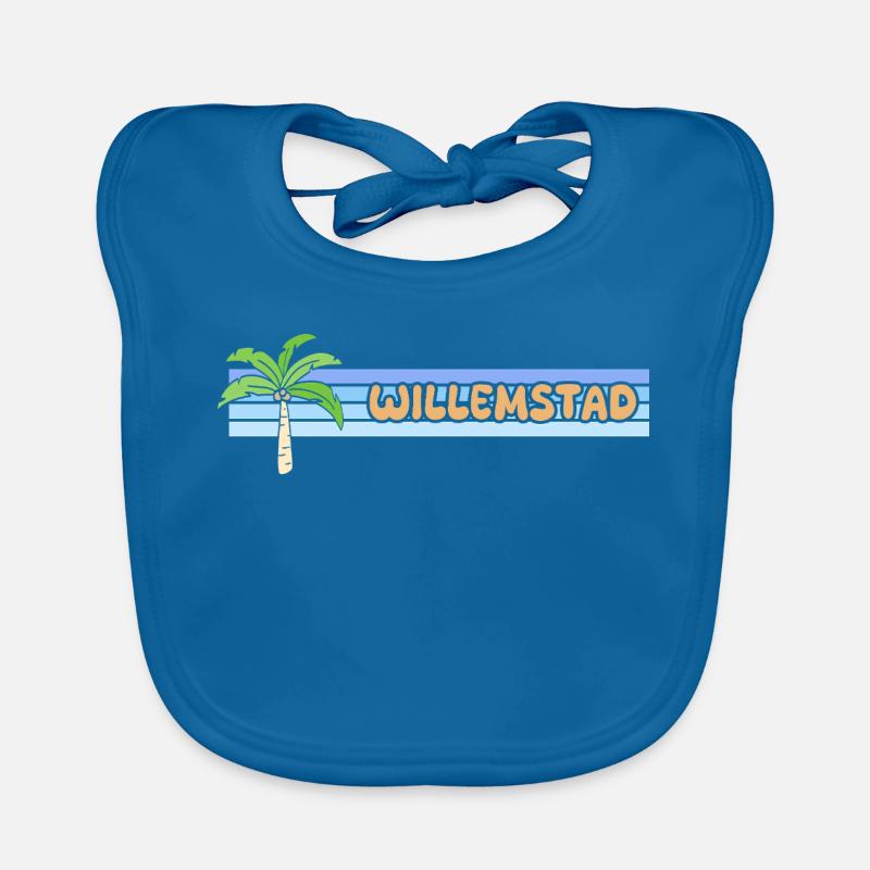 Willemstad as a holiday Organic Baby Bibs