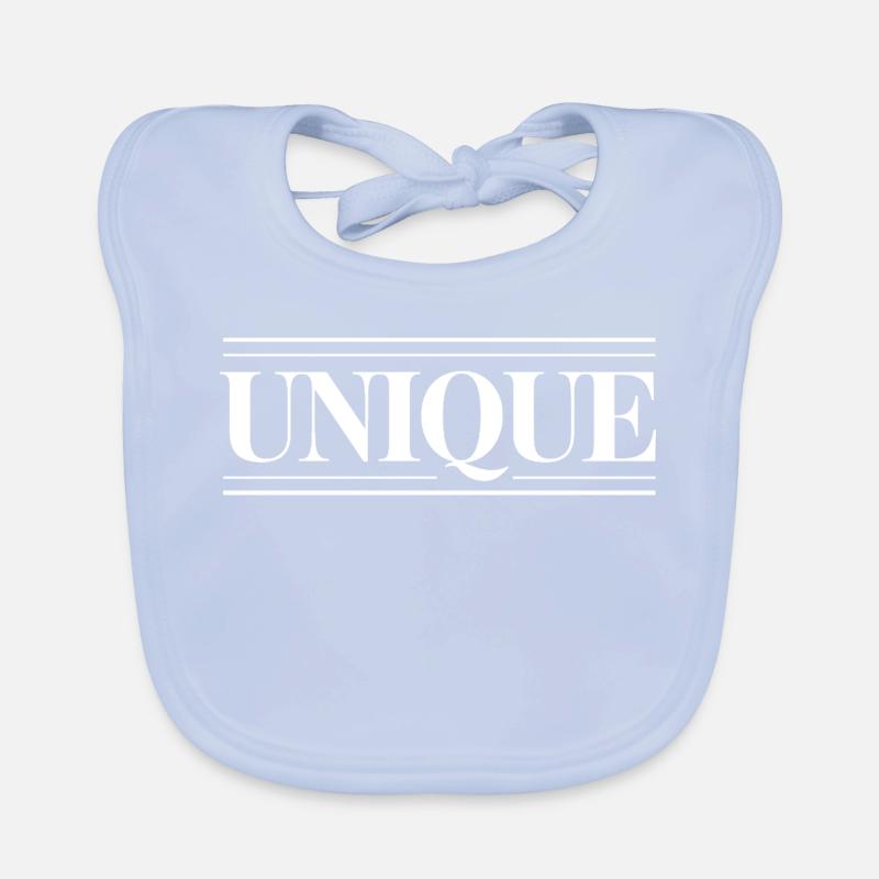 unique unique unique self-worth unique Organic Baby Bibs