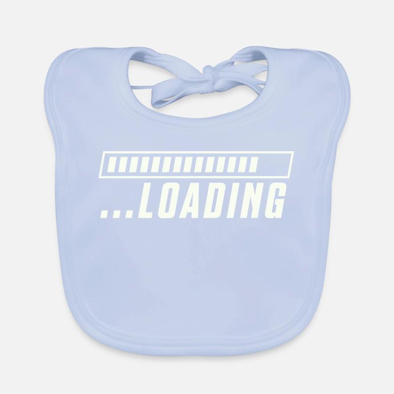 Ladebalken Loading Fortschritt Baby Bio-Lätzchen