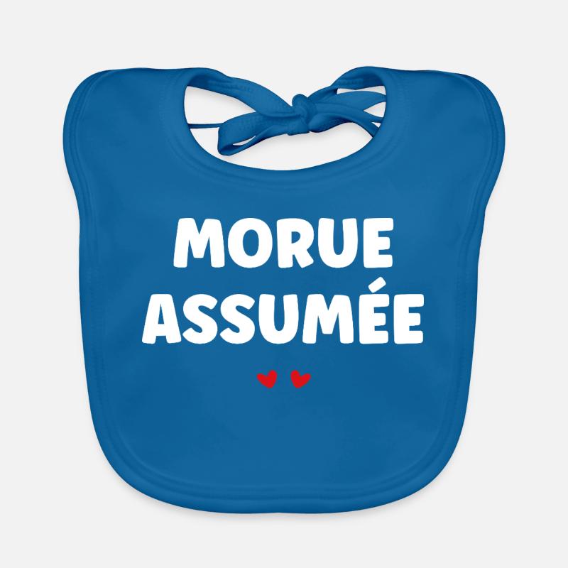 Morue Assumée Bavoir bio Bébé