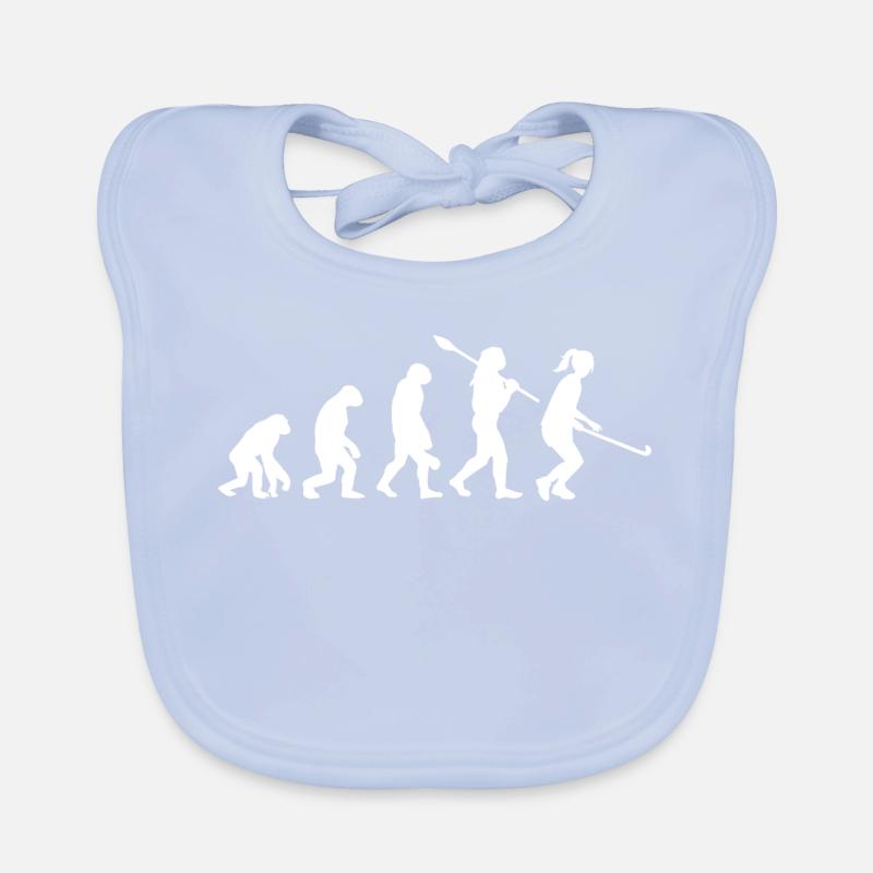 Évolution de la joueuse de hockey sur gazon Bavoir bio Bébé