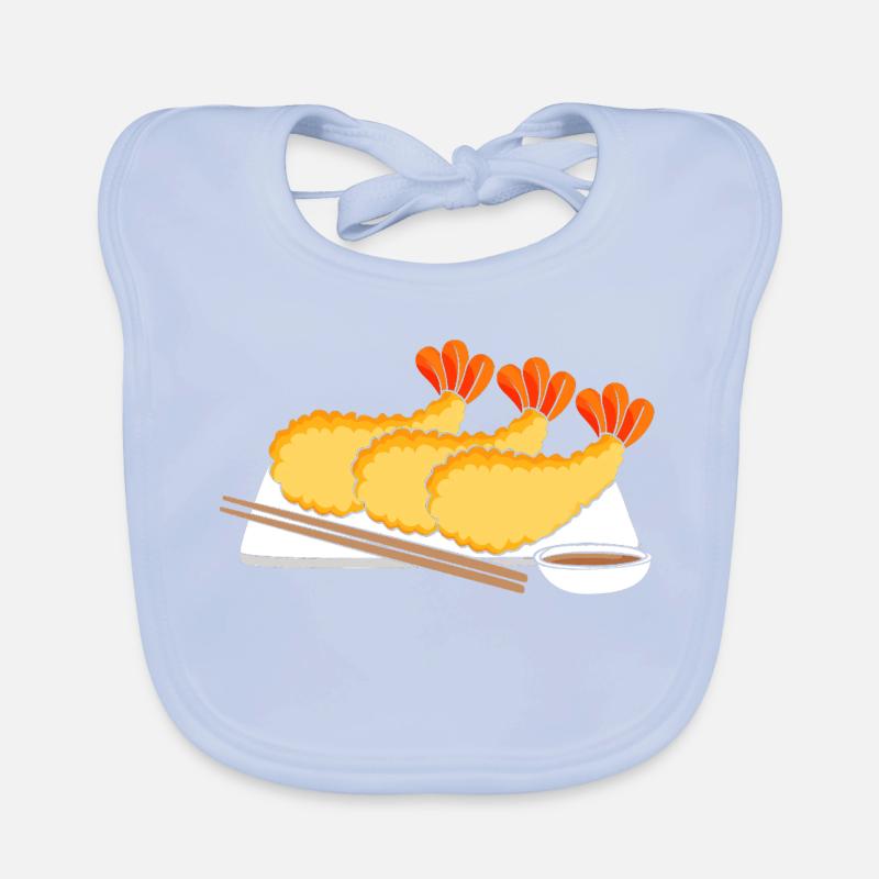 Krabbe Languste Meeresfrüchte Shrimp Baby Bio-Lätzchen