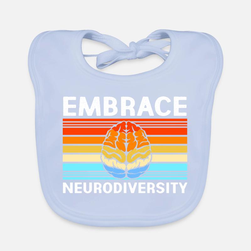 Autismus Autist ADHS Asperger Neurodiversity Baby Bio-Lätzchen