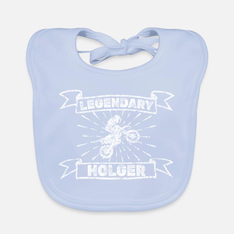 Motorcycle Holger Organic Baby Bibs