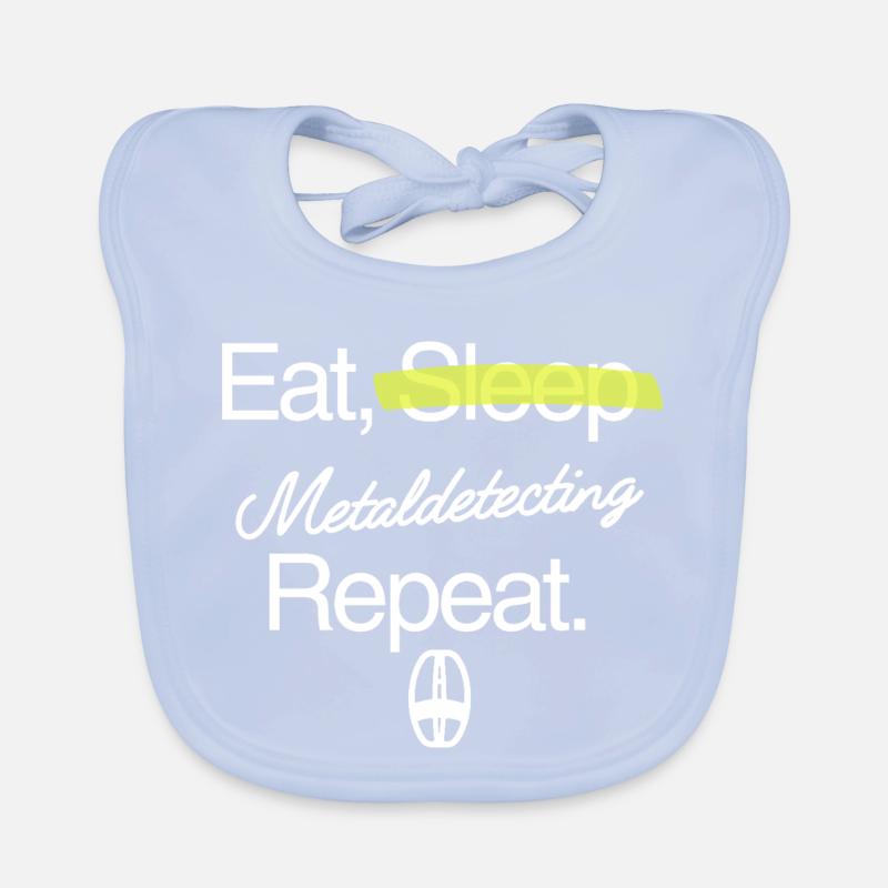 Manger-dormir-détecter les métaux – répéter Bavoir bio Bébé