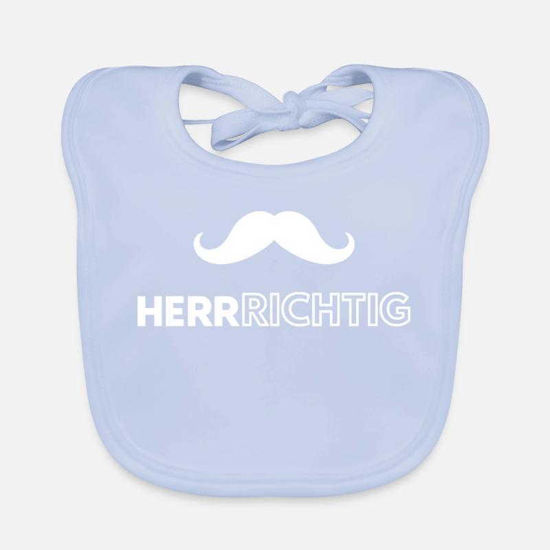 Ich bin ein Mann Baby Bio-Lätzchen