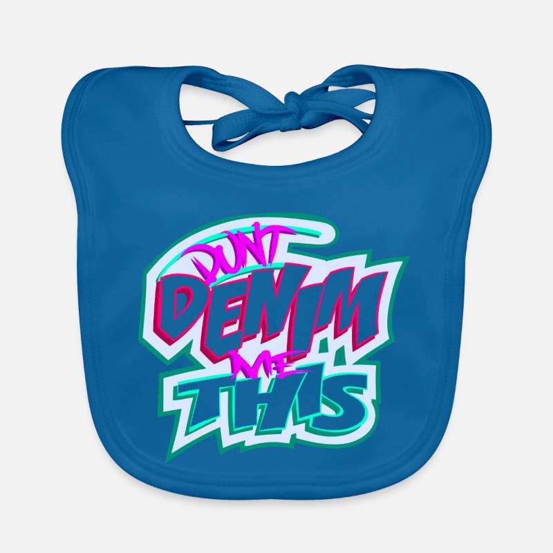Ne me faites pas ça en denim Bavoir bio Bébé