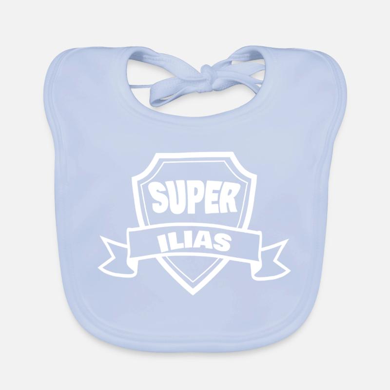 Iliad as a given name Organic Baby Bibs